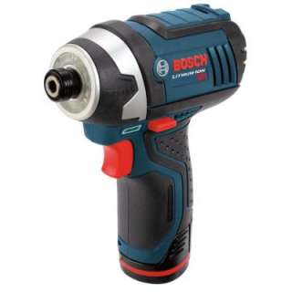 Bosch 12 Volt Lithium Ion Impact Driver with 2 Batteries and Charger 