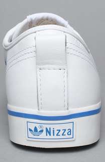 adidas The Nizza Lo Sneaker in White Blue  Karmaloop   Global 