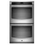 27 in. Electric Double Wall Oven in Stainless Steel