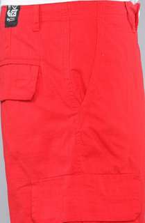 LRG The Beaming Out Cargo Shorts in Red  Karmaloop   Global 