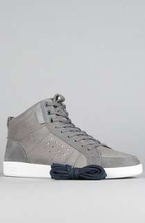 Clae The Russell Sneaker in Charcoal Leather  Karmaloop   Global 