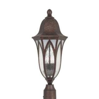   Outdoor Burnished Antique Copper Post Lantern HC0263 at The Home Depot