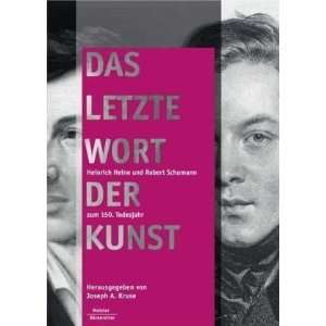   Schumann zum 150. Todesjahr  Joseph Anton Kruse Bücher
