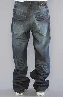 LRG The Altitude High Classic 47 Fit Jeans in Blue Black Wash 