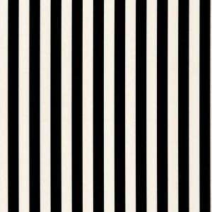 The Wallpaper Company 8 in x 10 in Black and White Stripe Wallpaper 