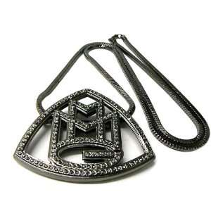 Iced Out Rick Ross Maybach Anh?nger w/36 Franco Kette Black:  