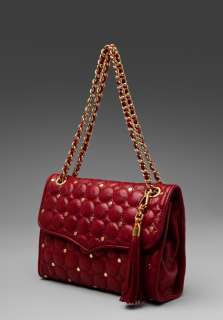   Quilted Affair Bag in Blood Red 