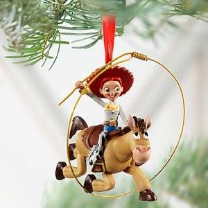 New Jessie and Bullseye Toy Story Christmas Ornament Disney Store 