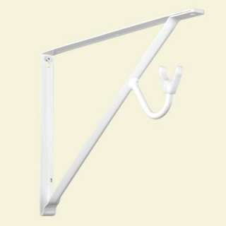 Closet Pro White 14 in. Shelf and Rod Bracket RP 0496 WT at The Home 