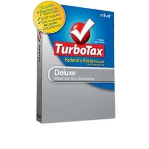 Intuit TurboTax Deluxe Tax Preparation Software 