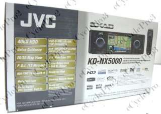 JVC KD NX5000 3.5 LCD DVD  NAVIGATION RECEIVER  