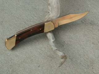 Schrade Uncle Henry BEAR PAW Holz Messing Taschenmesser  