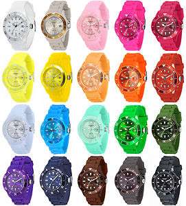Farbige Madison NY Armband Uhr Candy // Farbe wählbar  