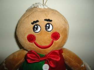 Gingerbread Man Velvet Stuffed Plush Doll  