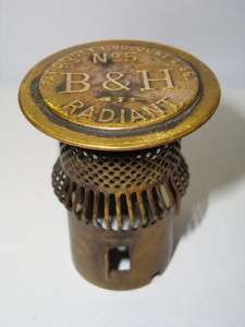   HUBBARD B&H #5 RADIANT Flame Spreader Oil Kerosene Lamp Burner Part