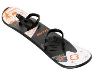 Hamax Kinder Snowboard Sno Board mit Universal Bindung schwarz/orange 