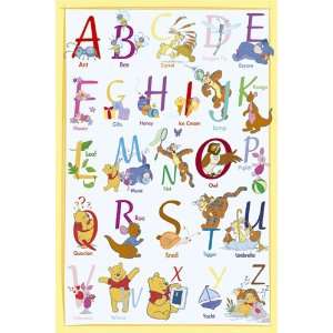 Winnie Pooh   Posters Alphabet  Küche & Haushalt