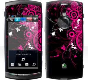 Sony Ericsson Vivaz Pro Skin  PINK FLORAL Handy Folie  