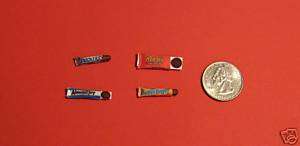 Dollhouse Miniature Food 4 open candy bars also Barbie  