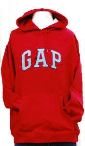 NWT MENS GAP HOODIE LOGO ALL SIZES RED NEW TAGS  
