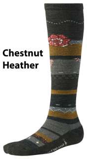Womens Smartwool   Mountain Floral   Black or Chestnut Heather   NEW 