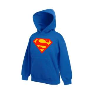Kinder Hoody Kapuzensweat Pullover Superman Gr.116 164  