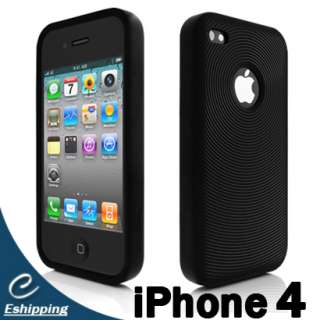 Silikon Tasche Hülle Schale Case Für iPhone 4 4G +folie  