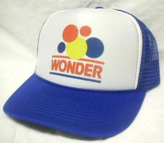 WONDER BREAD Talladega Nights Hat Cap Trucker hat blue  