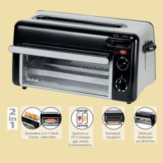 Tefal TOAST N GRILL A 12 TL 6008   2 in 1 Toaster + Mini Ofen  