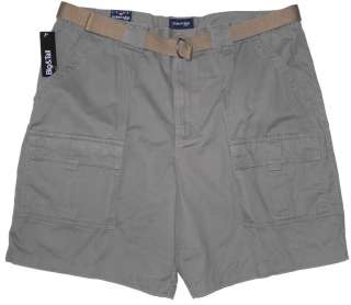 St. Johns Bay® Mens Shorts, Side Elastic Cargo, Belt Included 