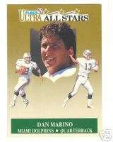 1991 FLEER ULTRA ALL STARS #5 DAN MARINO DOLPHINS MINT  