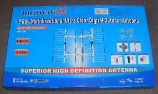 DIGIWAVE ANT 7287 OUTDOOR 8 BAY HIGH DEFINITION ANTENNA  