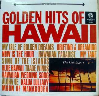 THE OUTRIGGERS golden hits of hawaii LP vinyl WS 1549  