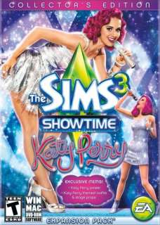 The Sims 3 Showtime KATY PERRY Collectors Edition NEW  