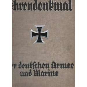 Rothe Ehrendenkmal der deutschen Armee und Marine, Nationalverlag, 512 