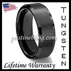   Carbide Wedding Band Ring Mens Jewelry Comfort fit Brushed Center