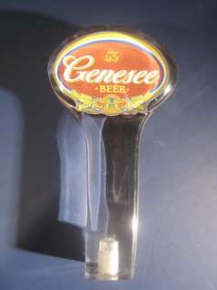 Genesee Beer Bar Tap Handle Knob Keg Marker Lucite NEW  