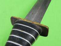US WW2 Custom Hand Made THEATER Fighting Knife from File  