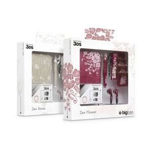   3DS   Zubehör Set Zen (farbig sortiert Stone Beige / Flower Pink