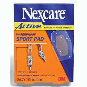  Nexcare Waterproof Sport Pad 3 Pack 3 x 4 Health 