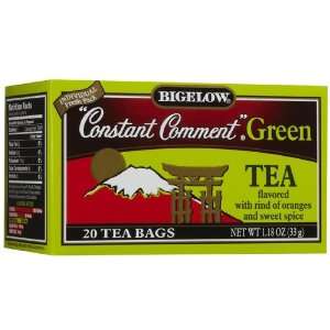 Bigelow Constant Comment Green Tea Bags, 20 ct, 3 pk  