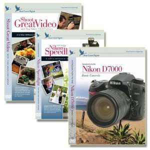  Nikon D7000 Instructional DVDs 3 pack with Video and 