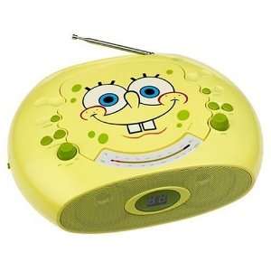   SquarePants Top Loading CD Boombox with AM/FM Radio: Toys & Games