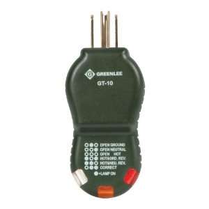 Greenlee 12124 NA Circuit Verifying Polarity Cube Tester for 120 Volt 