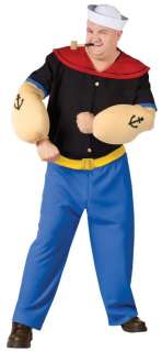 POPEYE ADULT COSTUME PLUS SIZE LICENSED NEW  