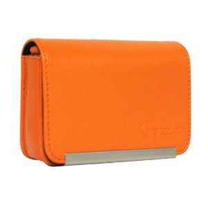  DCS86 Compact PU Leather Digital Camera Case   Orange 