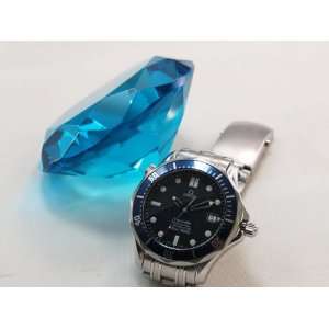  80mm Aqua Blue Crystal Diamond Jewel Paperweight