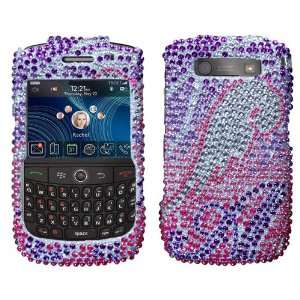  Angel Wing Diamante Protector Cover for BlackBerry 8900 