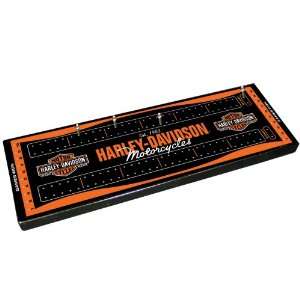 Harley Davidson Traditional Cribbage Board  Sports 
