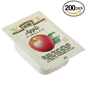 Heinz Apple Jelly, 0.5 Ounce Single Serve Cups (Pack of 200)  